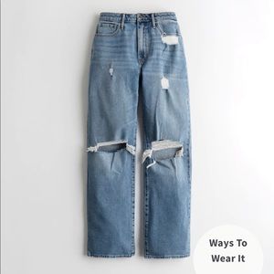 Hollister Ultra High-Rise Dad Jeans